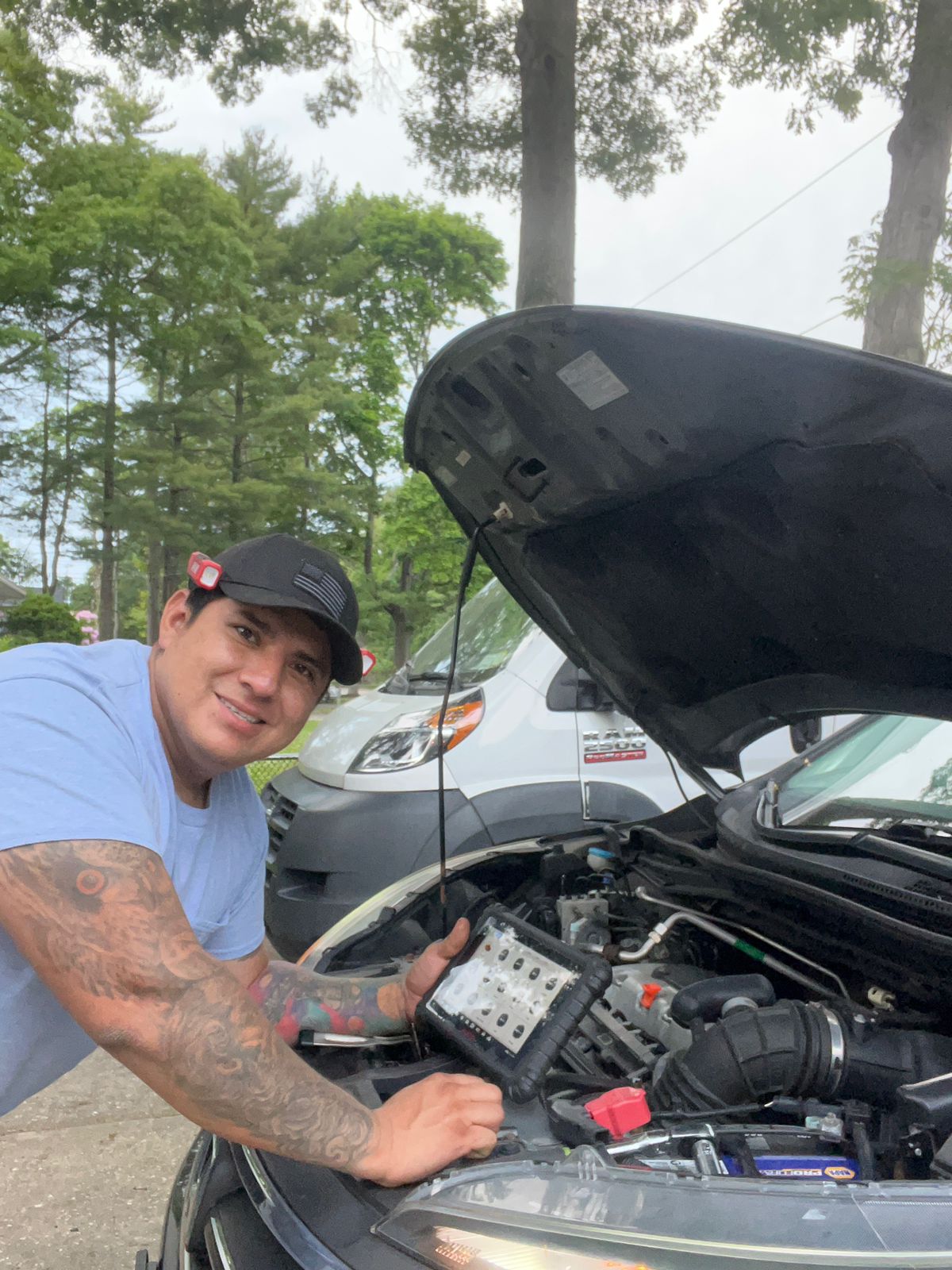 Franklin mobile mechanic at work